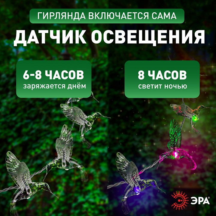 Гирлянда на солнечных батареях Эра  ERASF22-26