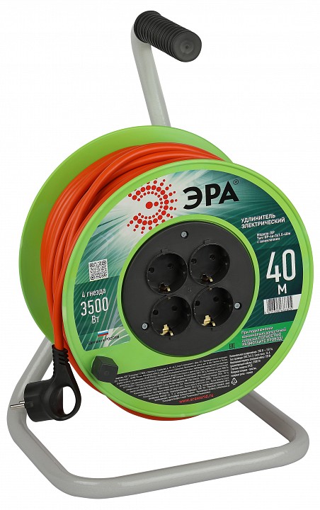 Удлинитель Эра  RP-4e-3x1.5-40m