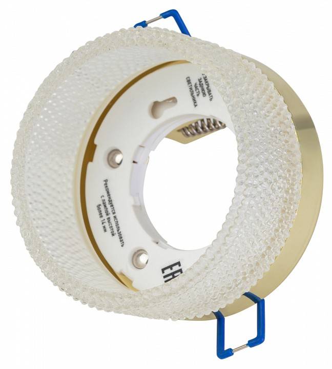 Встраиваемый светильник ЭРА DK97 белый/хром Б0057461