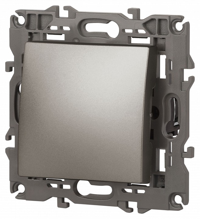 Выключатель одноклавишный без рамки Эра Эра Elegance 14-1111-16