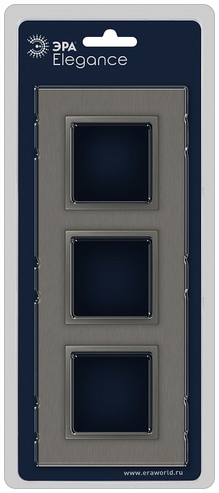 Рамка на 3 поста Эра Эра Elegance 14-5203-16