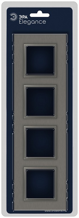 Рамка на 4 поста Эра Эра Elegance 14-5204-16