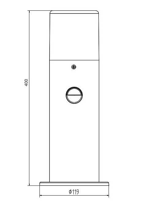 Наземный низкий светильник Escada Garden 10179/T