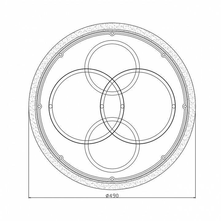 Накладной светильник Escada Module 10235/4LED Round 10235/4LED ROUND