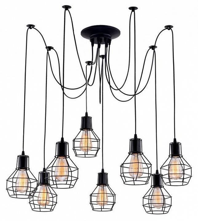 Подвесная люстра Escada Boston 1129/8S Black