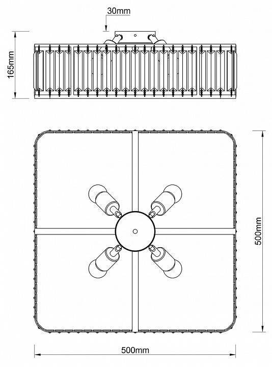 Накладной светильник Escada Unona 2117/4