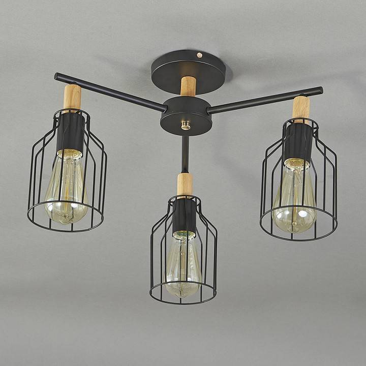 Люстра на штанге Escada Texas 469/3PL Black