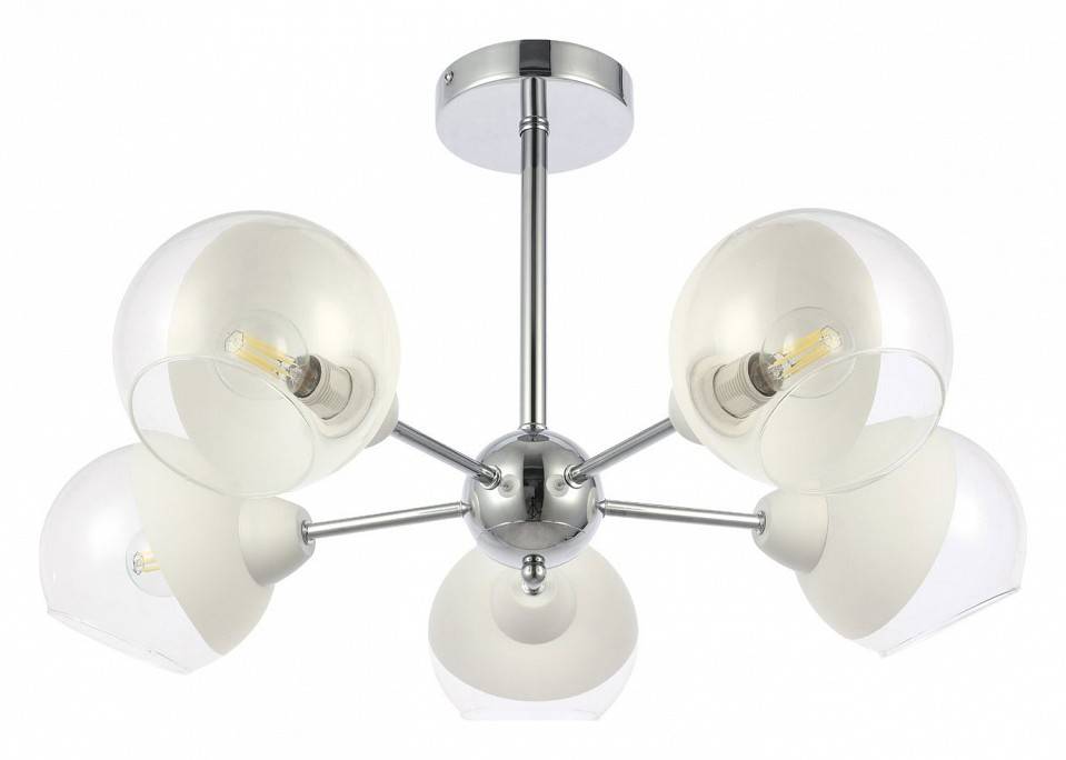 Люстра на штанге EVOLUCE Giorte 5 ламп SLE102702-05