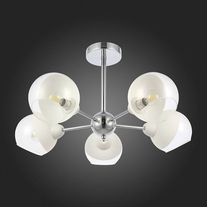 Люстра на штанге EVOLUCE Giorte 5 ламп SLE102702-05