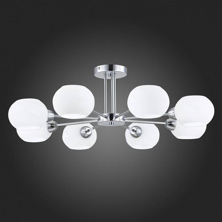 Люстра на штанге EVOLUCE Lanta 8 ламп SLE104302-08