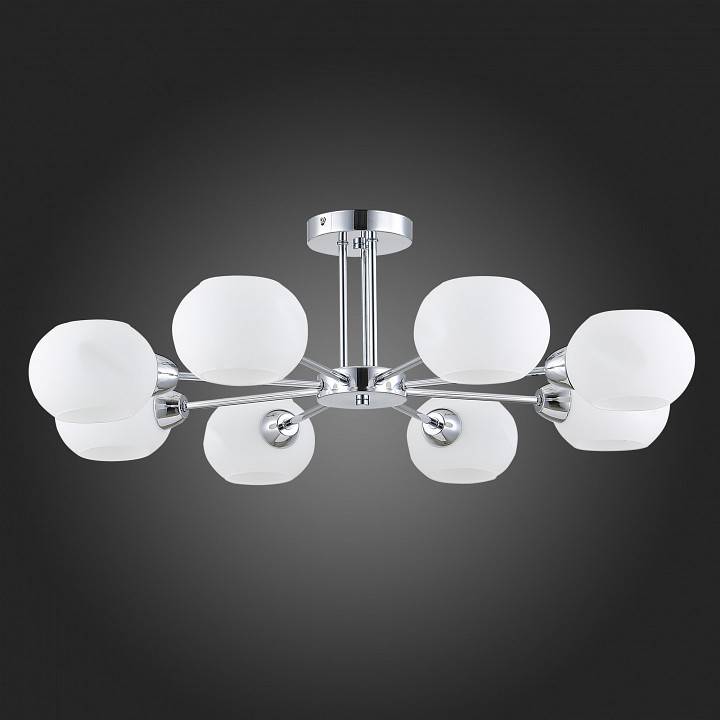 Люстра на штанге EVOLUCE Lanta 8 ламп SLE104302-08