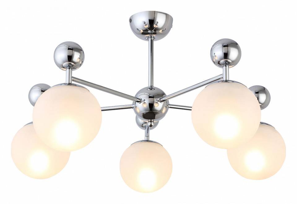 Люстра на штанге EVOLUCE Pechio 5 ламп E14 SLE106102-05