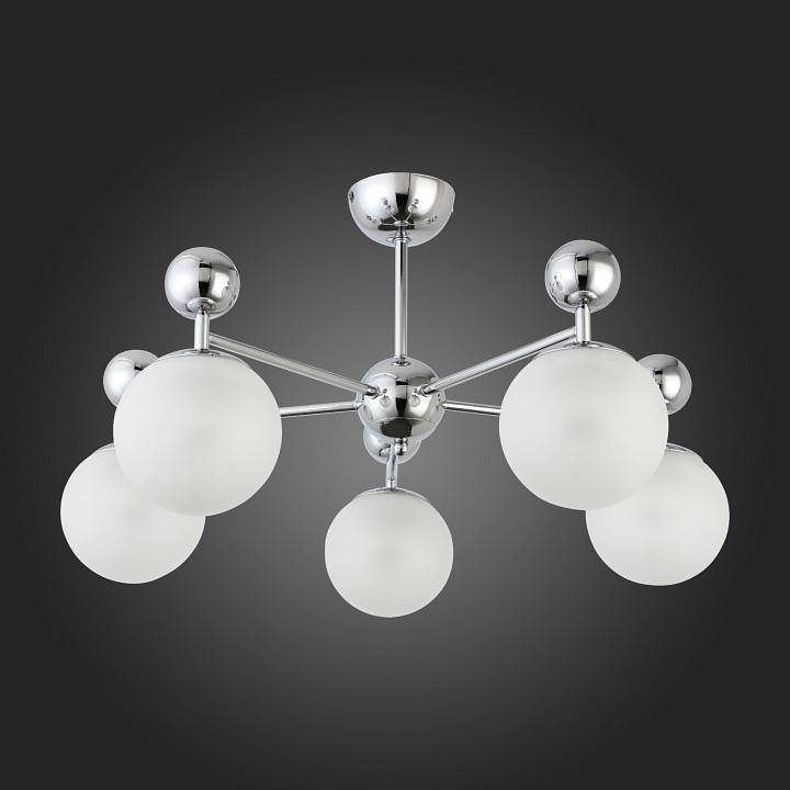 Люстра на штанге EVOLUCE Pechio 5 ламп E14 SLE106102-05