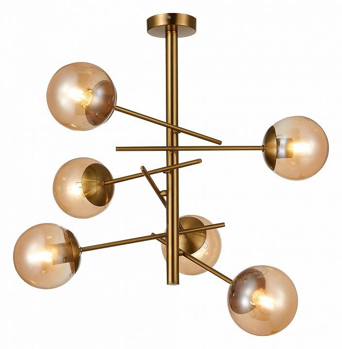 Люстра на штанге EVOLUCE Velio 6 ламп SLE1099-312-06