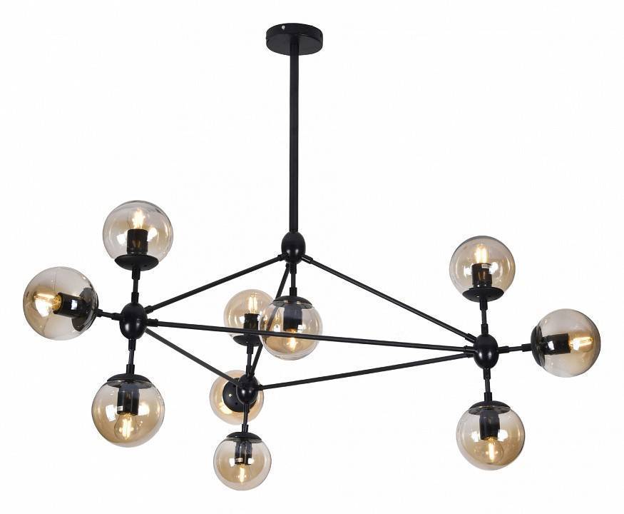 Люстра на штанге EVOLUCE Lacotta 10 ламп SLE154903-10