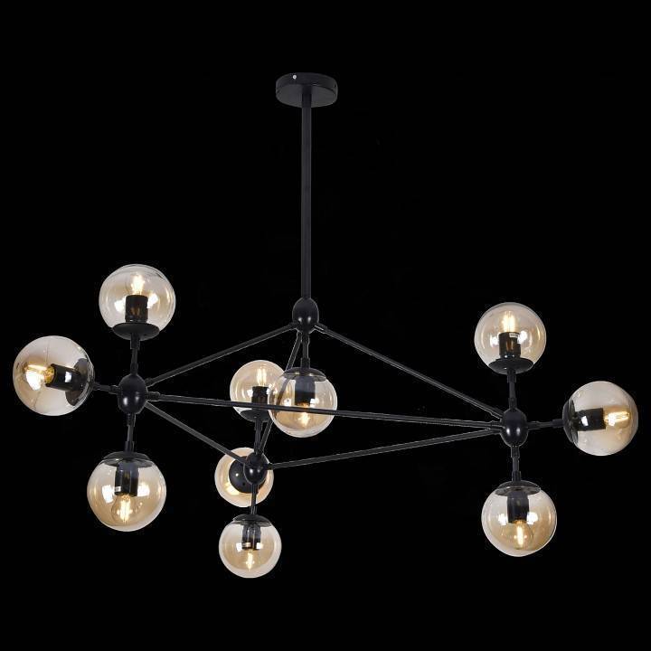 Люстра на штанге EVOLUCE Lacotta 10 ламп SLE154903-10