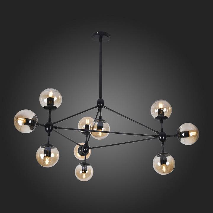 Люстра на штанге EVOLUCE Lacotta 10 ламп SLE154903-10