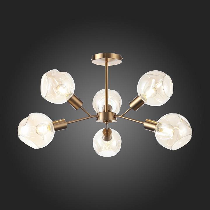 Люстра на штанге EVOLUCE Gentore 6 ламп SLE155302-06