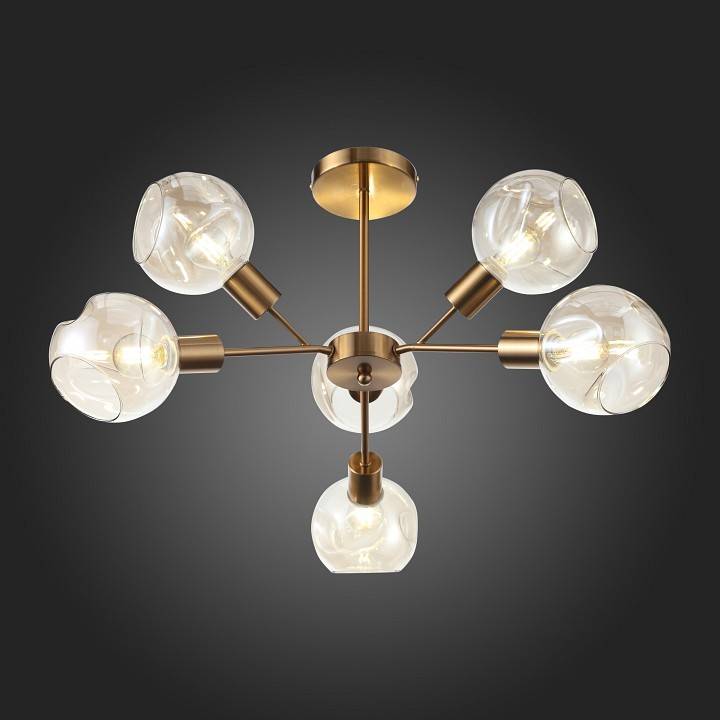 Люстра на штанге EVOLUCE Gentore 6 ламп SLE155302-06