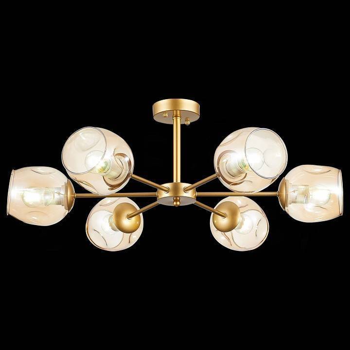 Люстра на штанге EVOLUCE Pallo 6 ламп E14 SLE155412-06