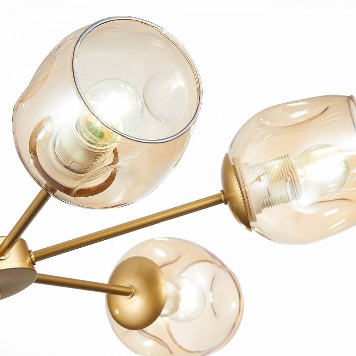 Люстра на штанге EVOLUCE Pallo 6 ламп E14 SLE155412-06