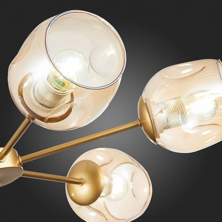 Люстра на штанге EVOLUCE Pallo 6 ламп E14 SLE155412-06