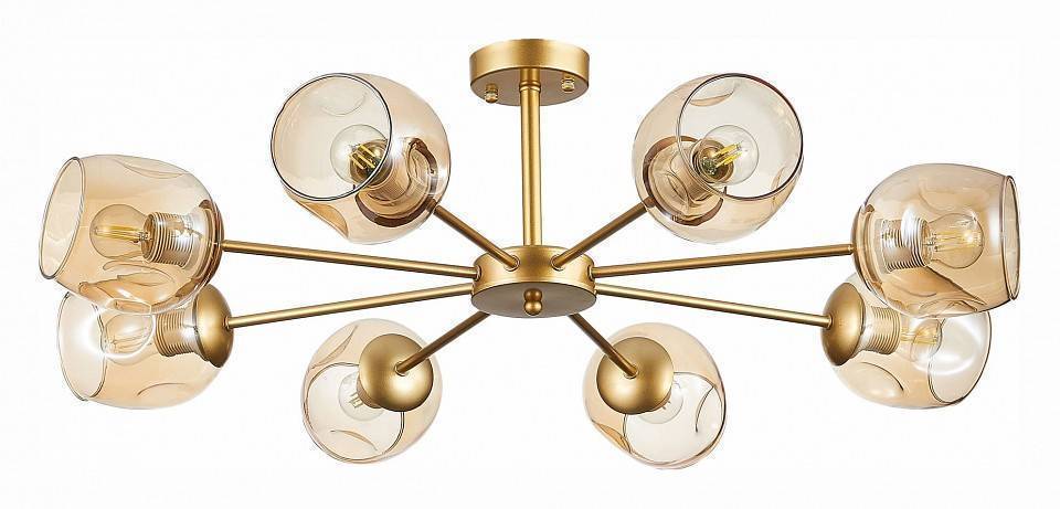 Люстра на штанге EVOLUCE Pallo 8 ламп E14 SLE155412-08