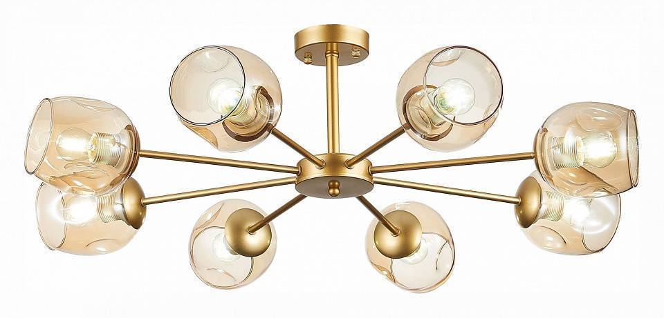 Люстра на штанге EVOLUCE Pallo 8 ламп E14 SLE155412-08