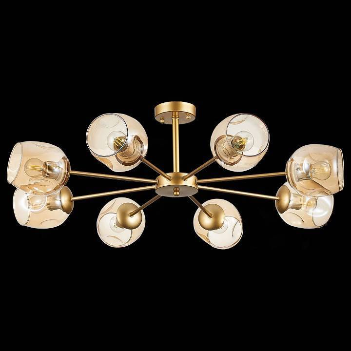 Люстра на штанге EVOLUCE Pallo 8 ламп E14 SLE155412-08