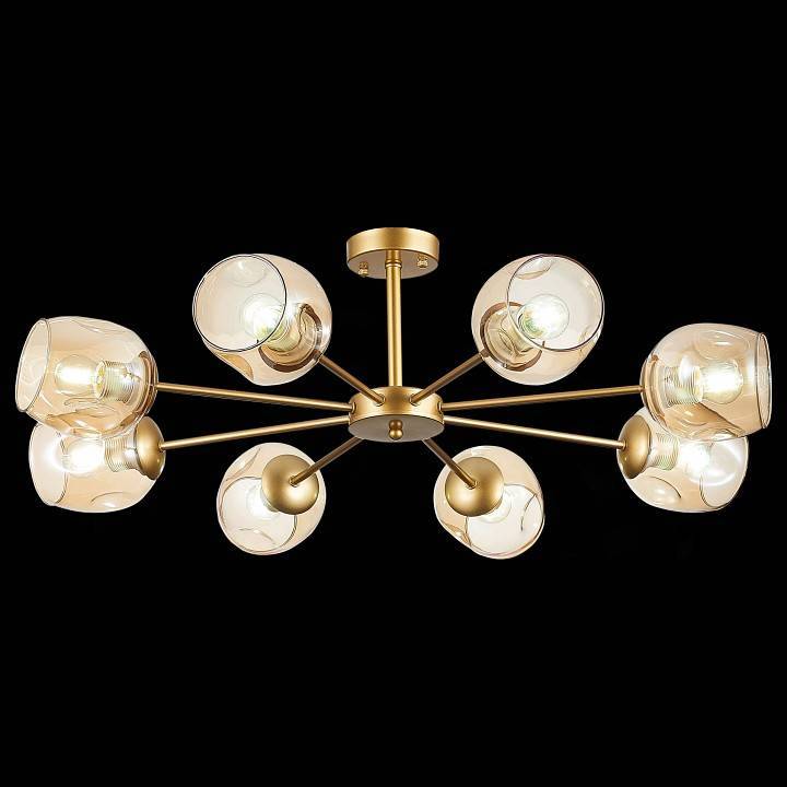 Люстра на штанге EVOLUCE Pallo 8 ламп E14 SLE155412-08