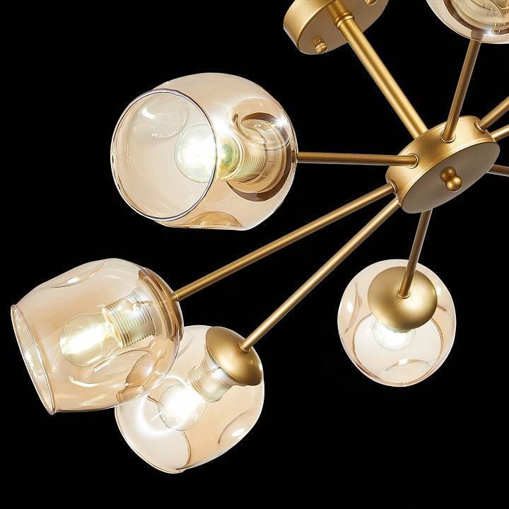 Люстра на штанге EVOLUCE Pallo 8 ламп E14 SLE155412-08