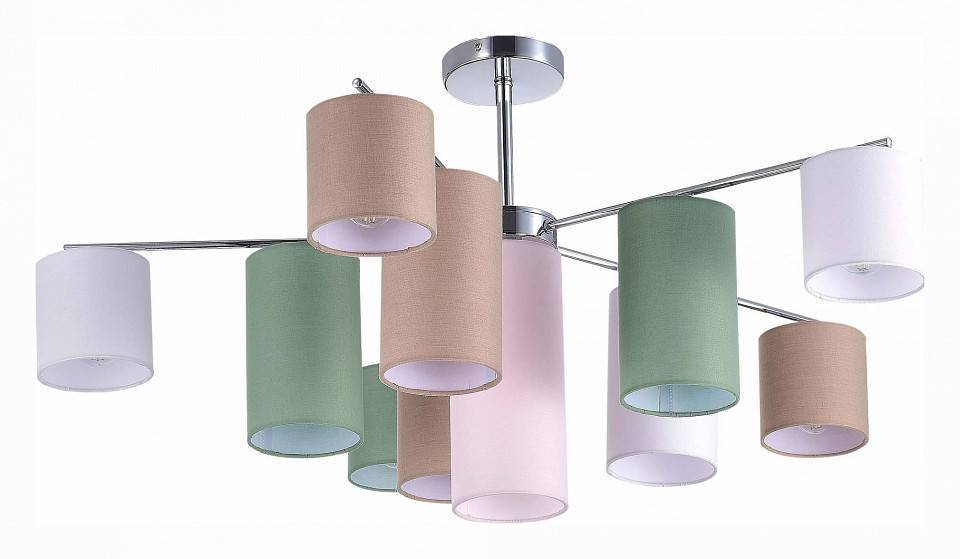 Люстра на штанге EVOLUCE Essenza 11 ламп SLE300602-11