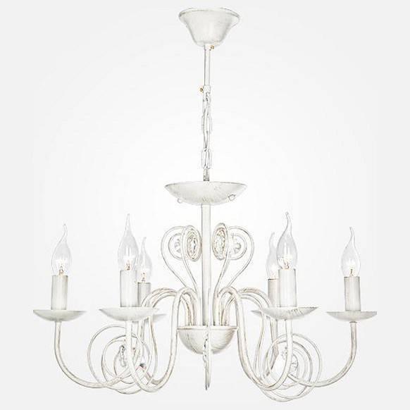 Подвесная люстра Eurosvet Tomas 60018/6 белый с золотом