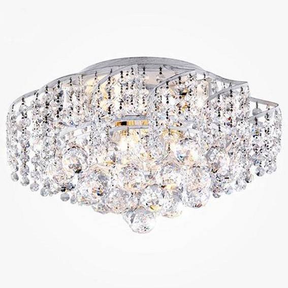 Накладной светильник Eurosvet Charm белый с серебром Strotskis 16017/6