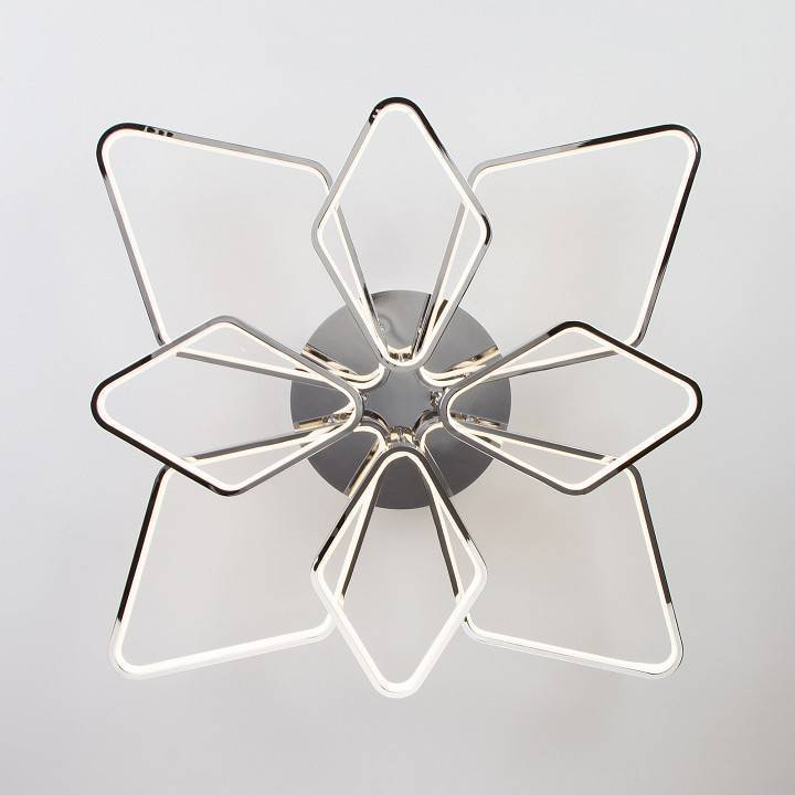 Потолочная люстра Eurosvet Kalifea 90081/8 хром 124 Вт 90081/8