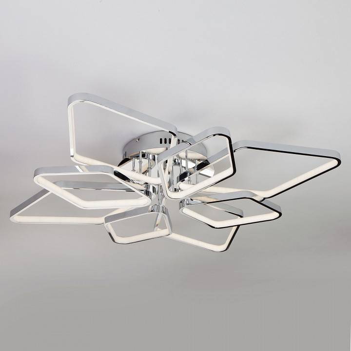 Потолочная люстра Eurosvet Kalifea 90081/8 хром 124 Вт 90081/8