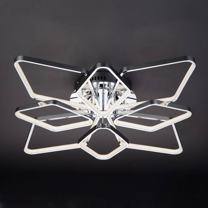 Потолочная люстра Eurosvet Kalifea 90081/8 хром 124 Вт 90081/8