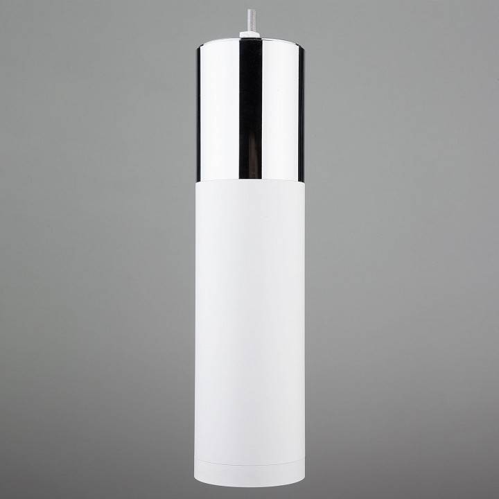 Подвесной светильник Eurosvet Double Topper LED хром/белый 12 Вт 50135/1