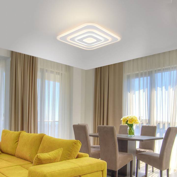 Потолочный светодиодный светильник Eurosvet Siluet 90118/4 белый 90118/4