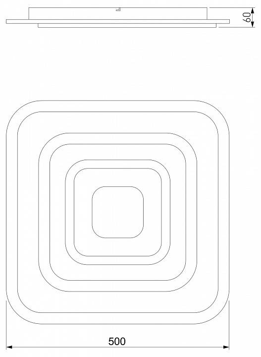 Потолочный светодиодный светильник Eurosvet Siluet 90118/4 белый 90118/4