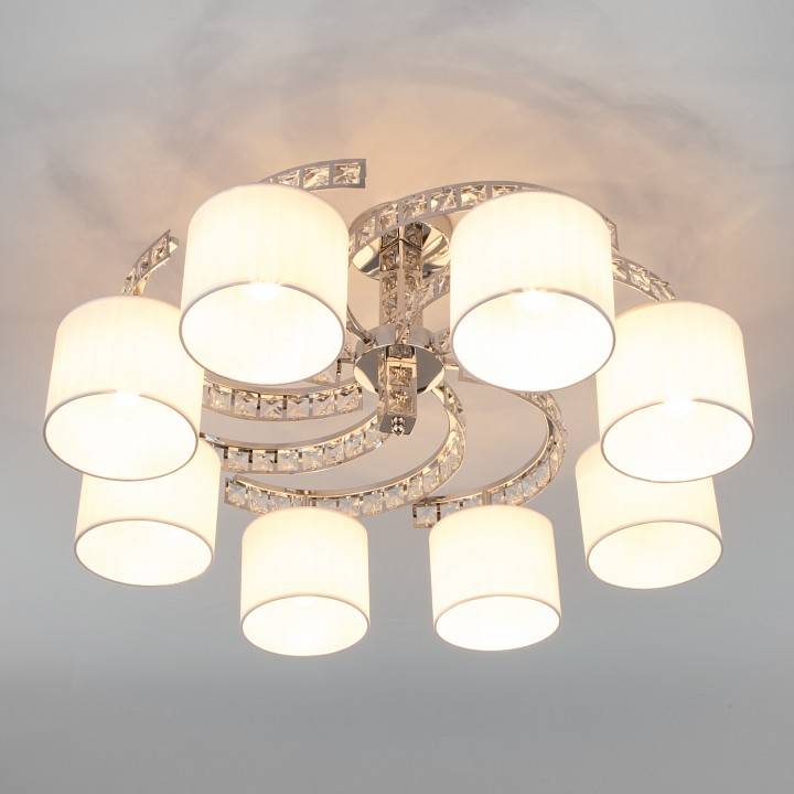 Люстра на штанге Eurosvet Salina 60104/8 хром 60104/8