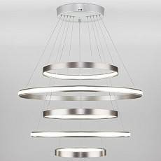 Подвесной светильник Eurosvet Olympia 90179/5 сатин-никель 145 Вт 90179/5 сатин-никель 145W