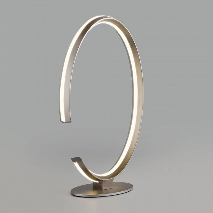 Настольная лампа декоративная Eurosvet Gap 80414/1 сатин-никель 24 Вт 80414/1