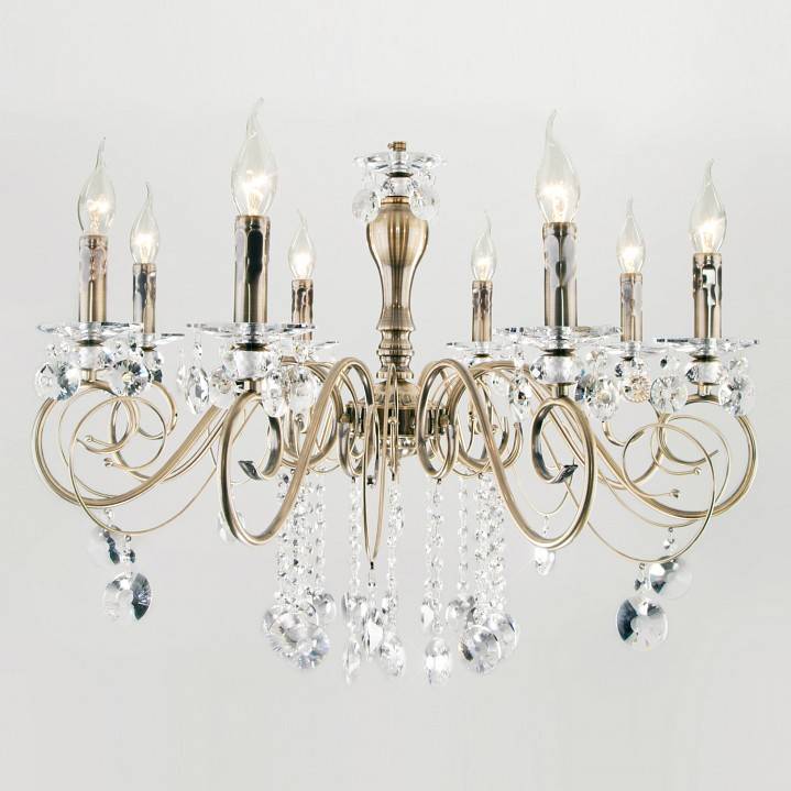 Подвесная люстра Eurosvet Ravenna 10104/8 античная бронза Strotskis 10104/8