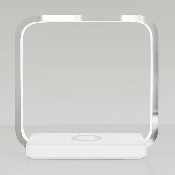 Настольная лампа офисная Eurosvet Frame хром 80502/1