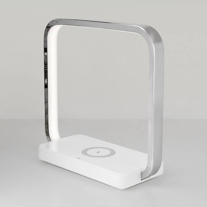 Настольная лампа офисная Eurosvet Frame хром 80502/1