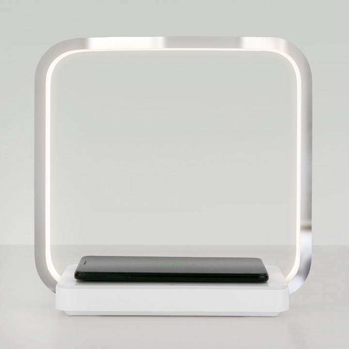 Настольная лампа офисная Eurosvet Frame хром 80502/1