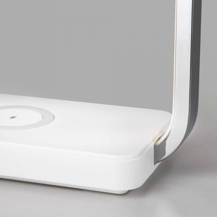 Настольная лампа офисная Eurosvet Frame хром 80502/1