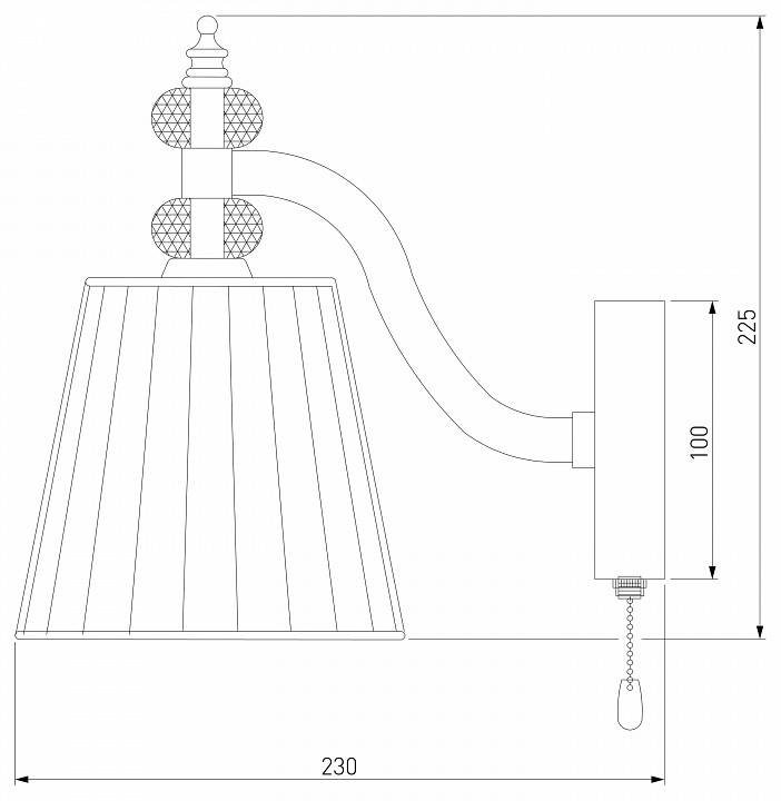 Бра Eurosvet Diva a053463
