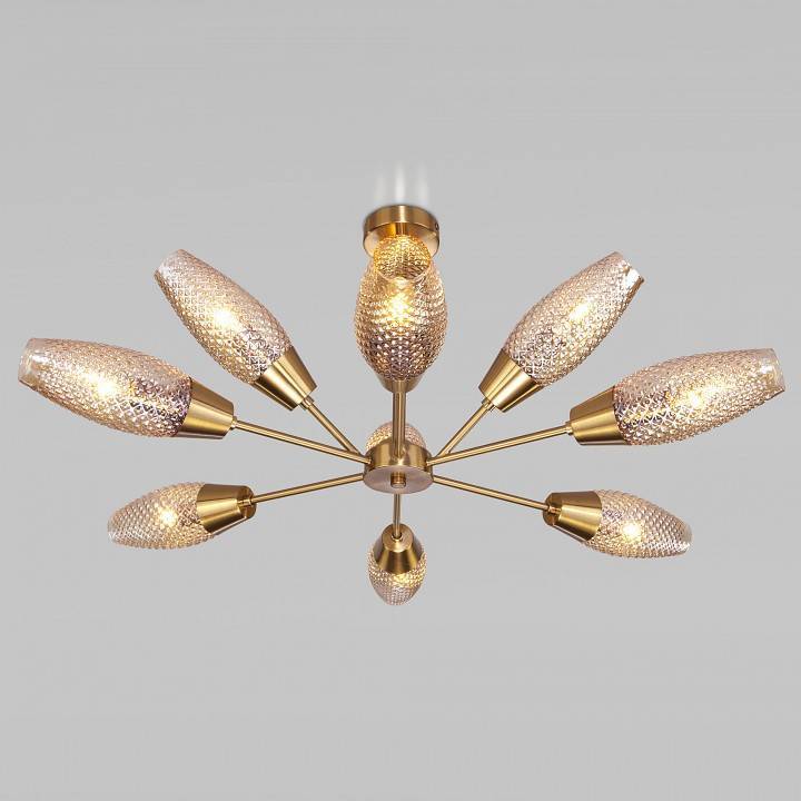 Люстра на штанге Eurosvet Thalia 60140/9 золото 60140/9